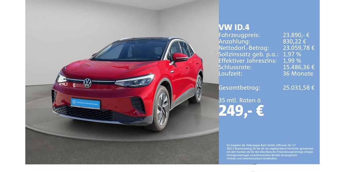 VW ID.4 21.878 km 23.380 &euro; Flensburg 24941