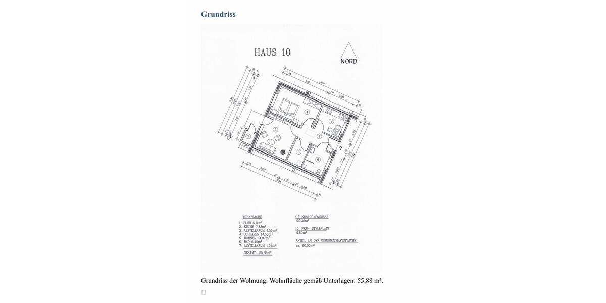 Reihenhaus Tarp - 2 Zimmer, 55 m&sup2;, 189.000&euro; | Angebot:27263369