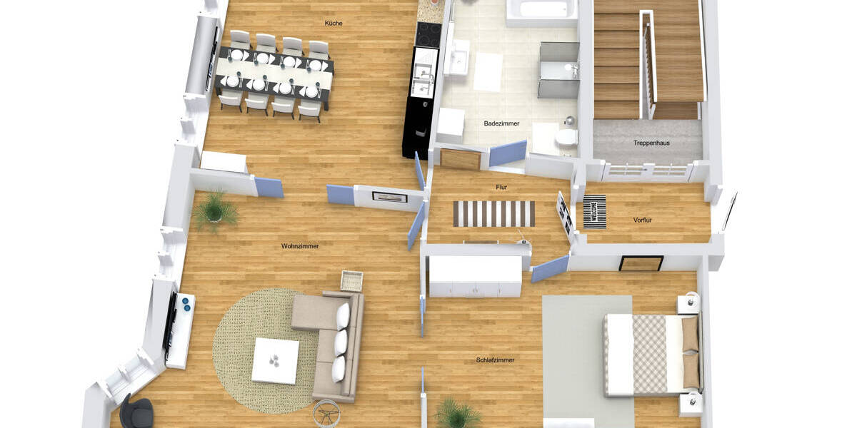 Etagenwohnung Flensburg Westliche Höhe - 2 Zimmer, 103 m&sup2;, 375.000&euro; | Angebot:25748773