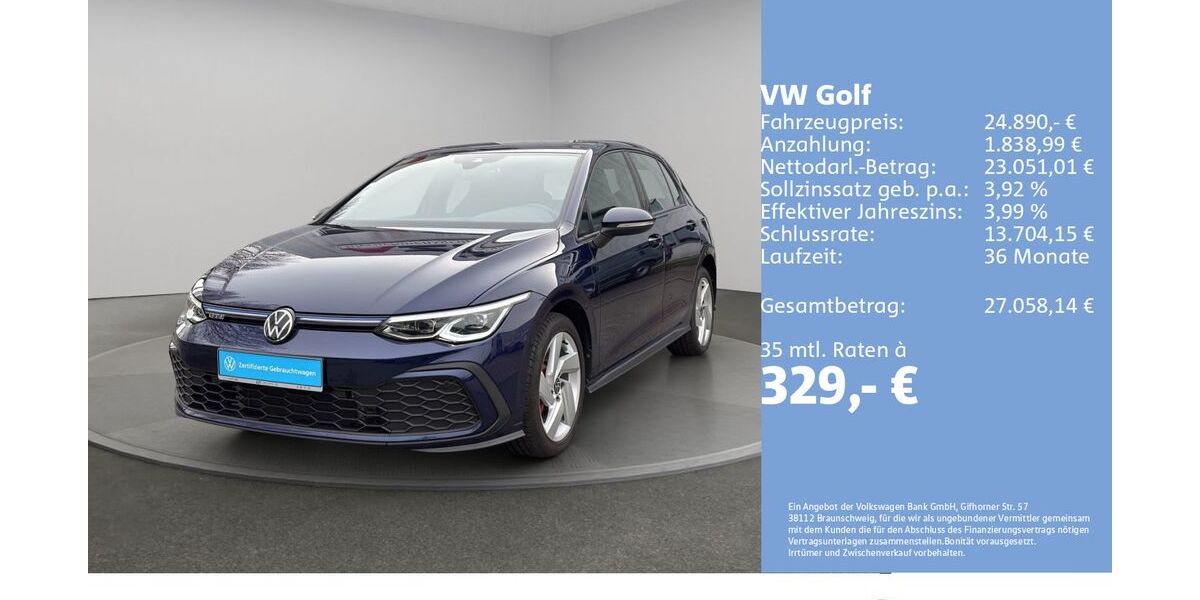 VW Golf 28.882 km 24.890 &euro; Flensburg 24941