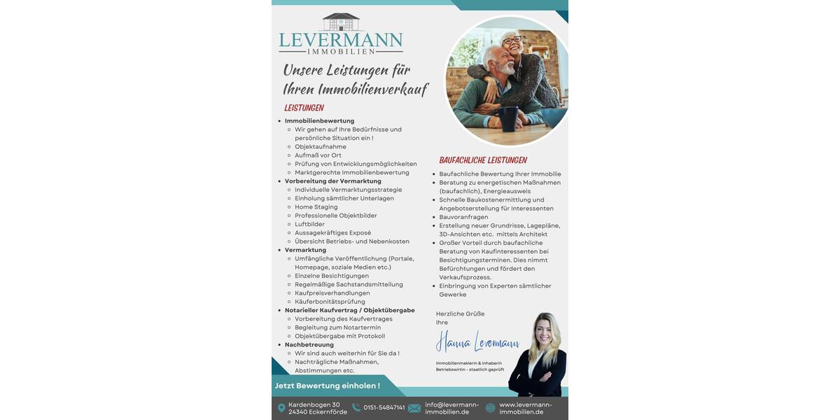 Etagenwohnung Schuby - 3 Zimmer, 71 m&sup2;, 1.090&euro; | Angebot:25414988