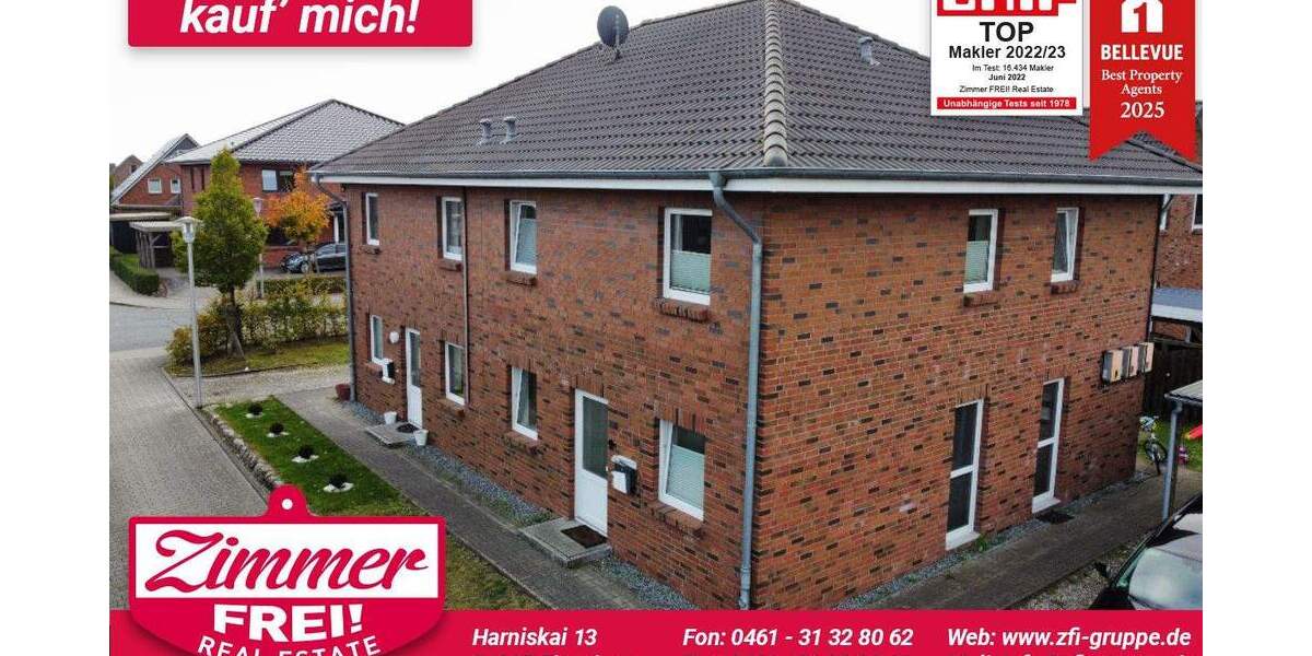 Doppelhaushälfte Flensburg Tarup - 4 Zimmer, 120 m&sup2;, 425.000&euro; | Angebot:25770255
