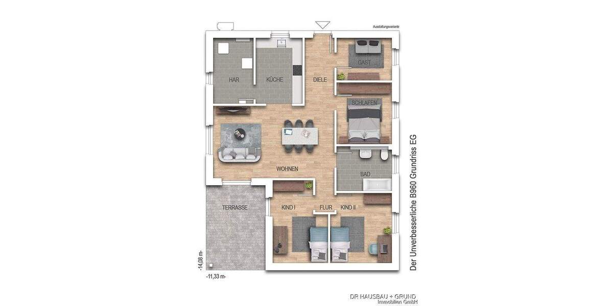 Bungalow Twedt - 4 Zimmer, 125 m&sup2;, 289.500&euro; | Angebot:25742809