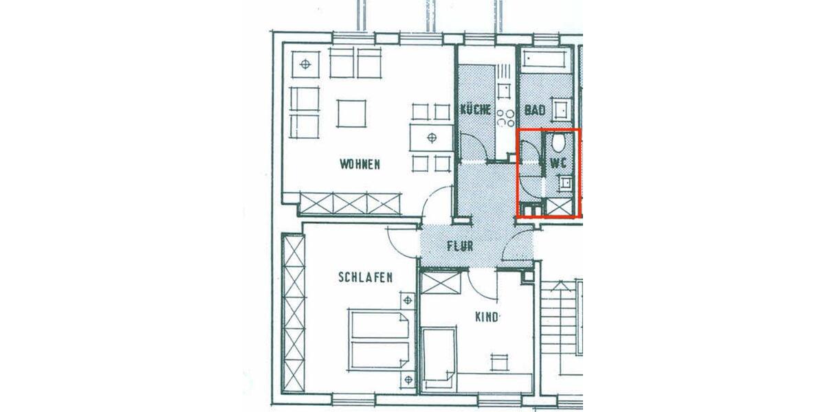 Etagenwohnung Flensburg - 3 Zimmer, 83 m&sup2;, 245.000&euro; | Angebot:26645608
