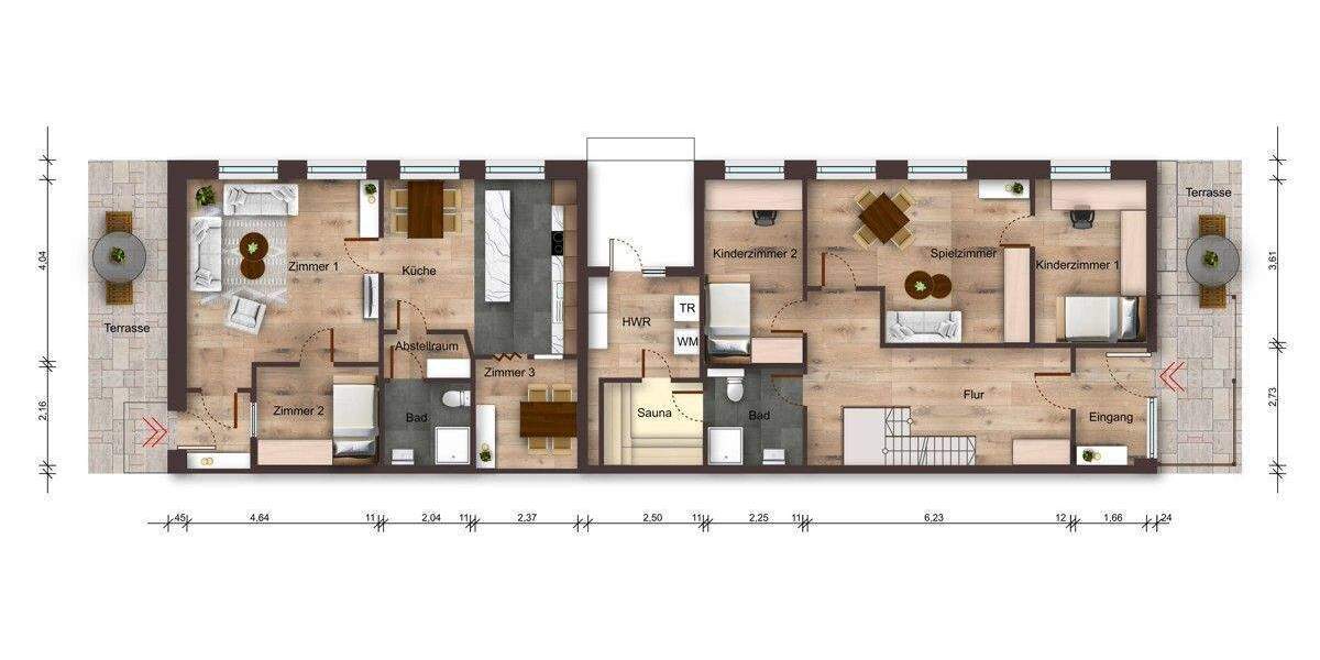 Doppelhaushälfte Handewitt Ellund - 9 Zimmer, 223 m&sup2;, 398.000&euro; | Angebot:25672935
