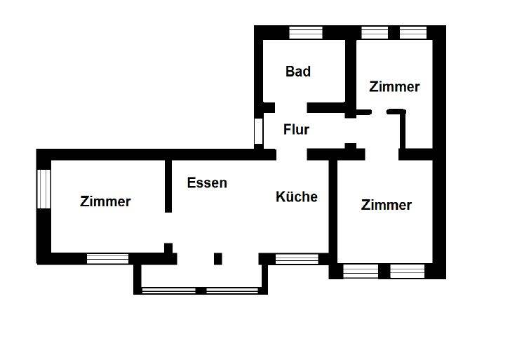 Etagenwohnung Flensburg Fruerlund - 4 Zimmer, 94 m&sup2;, 275.000&euro; | Angebot:25985341