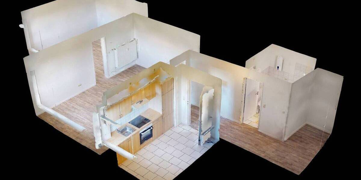 Etagenwohnung Flensburg Südstadt - 2 Zimmer, 49 m&sup2;, 449&euro; | Angebot:26825908