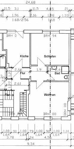 Etagenwohnung Flensburg Fruerlund - 2 Zimmer, 58 m&sup2;, 500&euro; | Angebot:26522126