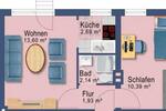 Erdgeschoßwohnung Silberstedt - 2 Zimmer, 31 m&sup2;, 469&euro; | Angebot:26495418