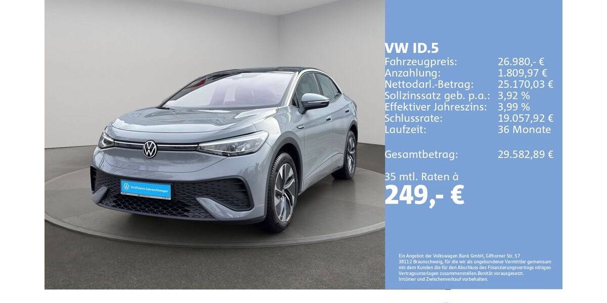 VW ID.5 32.200 km 26.980 &euro; Flensburg 24941