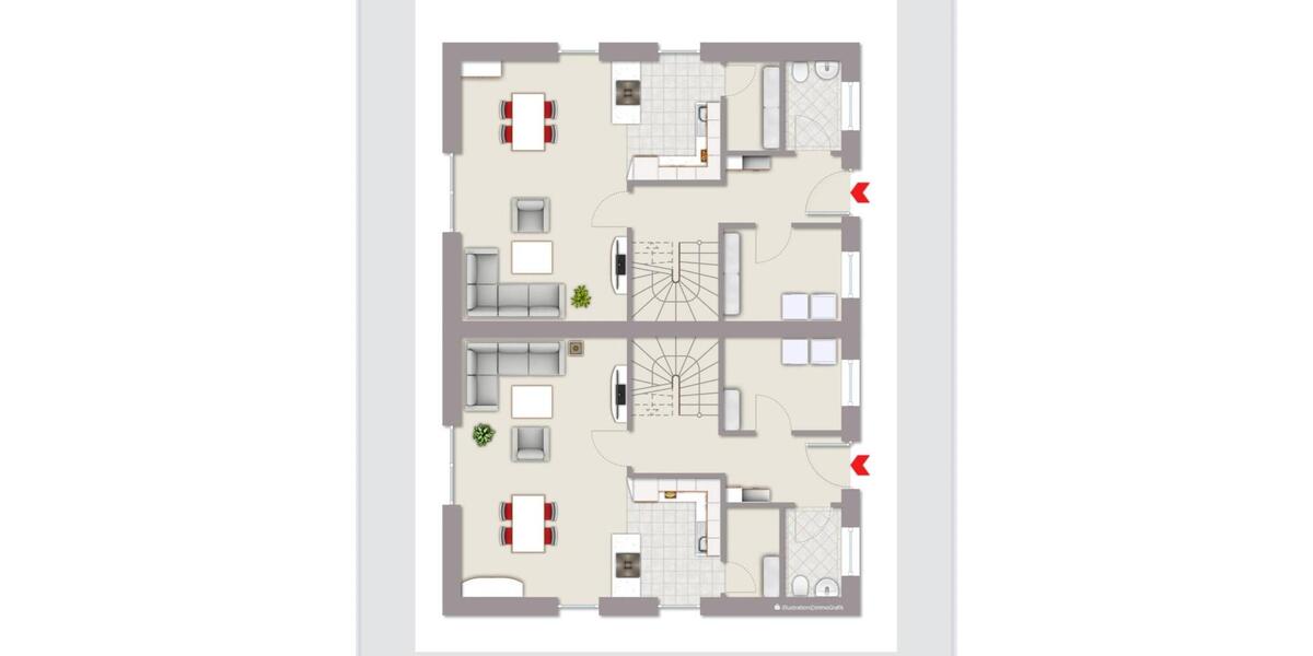 Doppelhaushälfte Tastrup - 4 Zimmer, 120 m&sup2;, 396.999&euro; | Angebot:26965855