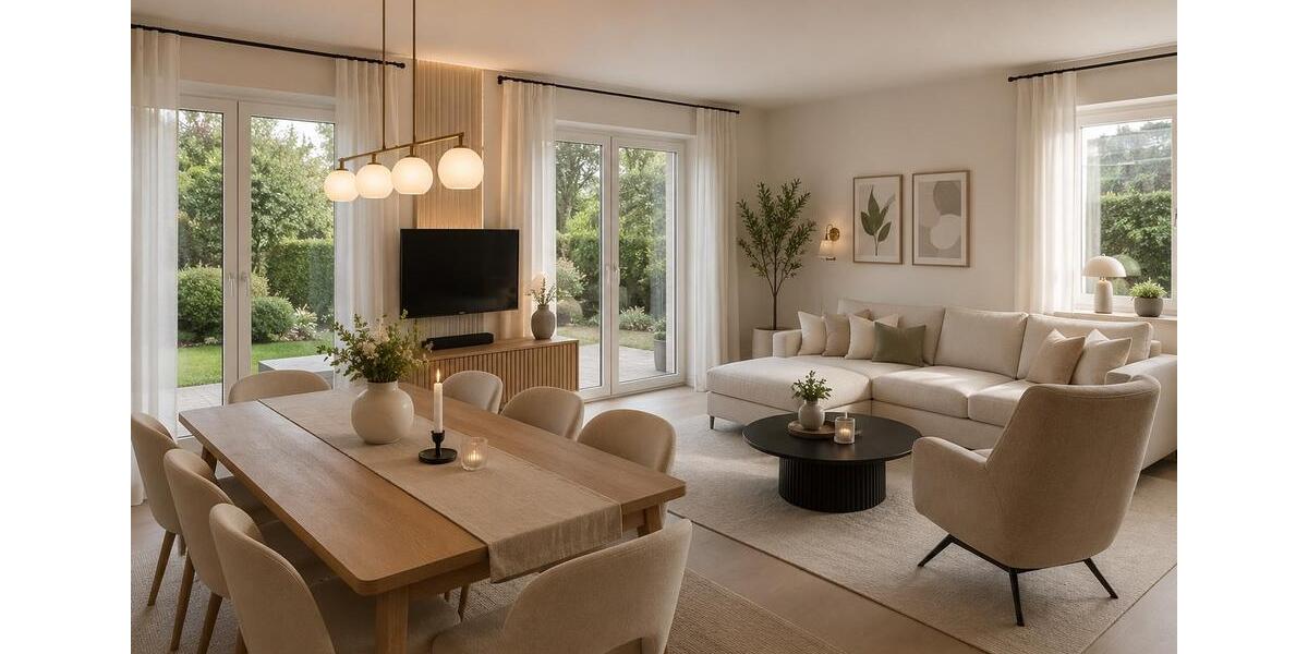 Doppelhaushälfte Großenwiehe - 3 Zimmer, 100 m&sup2;, 289.000&euro; | Angebot:27056391