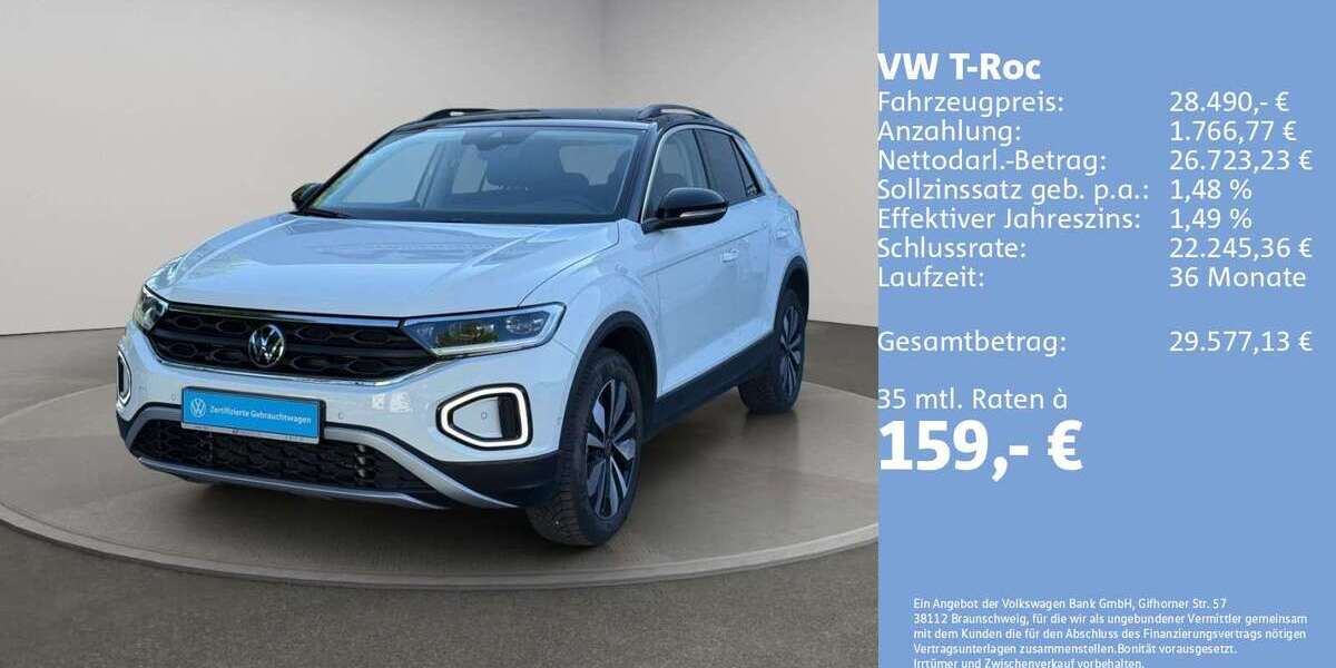 VW T-Roc 17.631 km 28.490 &euro; Flensburg 24941