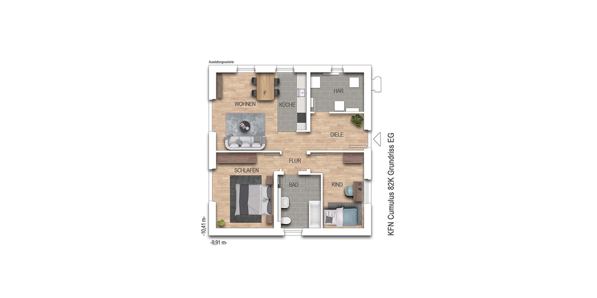 Es gibt sie wieder, die KfW Förderung für nachhaltiges Bauen ! Haus inkl. Grundstück - Hausbau / Musterhaus Klappholz | Angebot:14523714