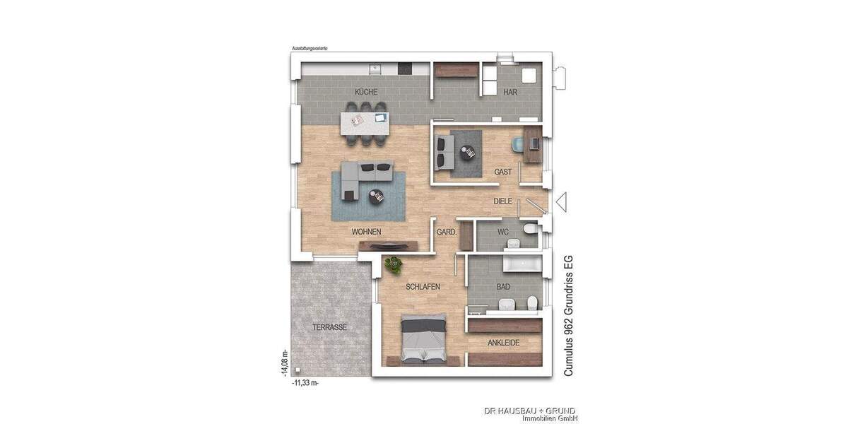 Bungalow Taarstedt - 3 Zimmer, 126 m&sup2;, 343.900&euro; | Angebot:25742807