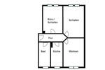 Dachgeschoßwohnung Flensburg Altstadt - 3 Zimmer, 87 m&sup2;, 970&euro; | Angebot:26043833