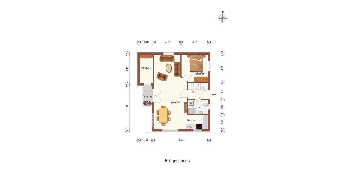 Mehrfamilienhaus, Wohnhaus Glücksburg Holnis - 4 Zimmer, 88 m&sup2;, 415.000&euro; | Angebot:25748148