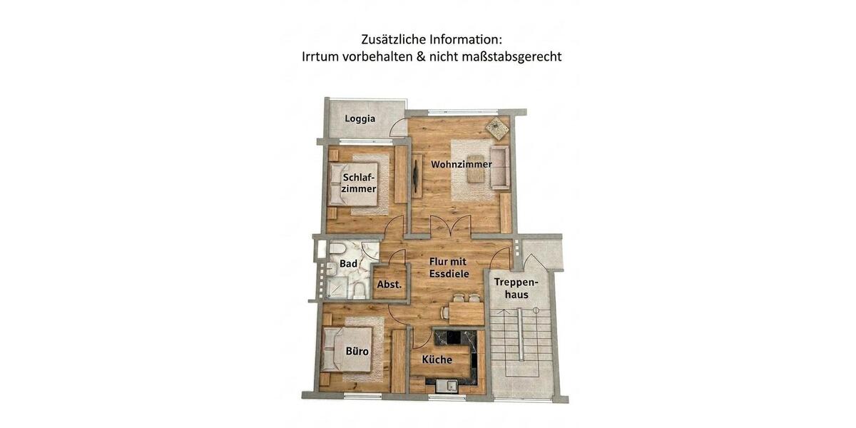 Etagenwohnung Glücksburg (Ostsee) - 3 Zimmer, 78 m&sup2;, 172.500&euro; | Angebot:25378847