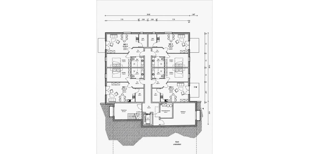 Etagenwohnung Viöl - 2 Zimmer, 65 m&sup2;, 175.000&euro; | Angebot:27191749