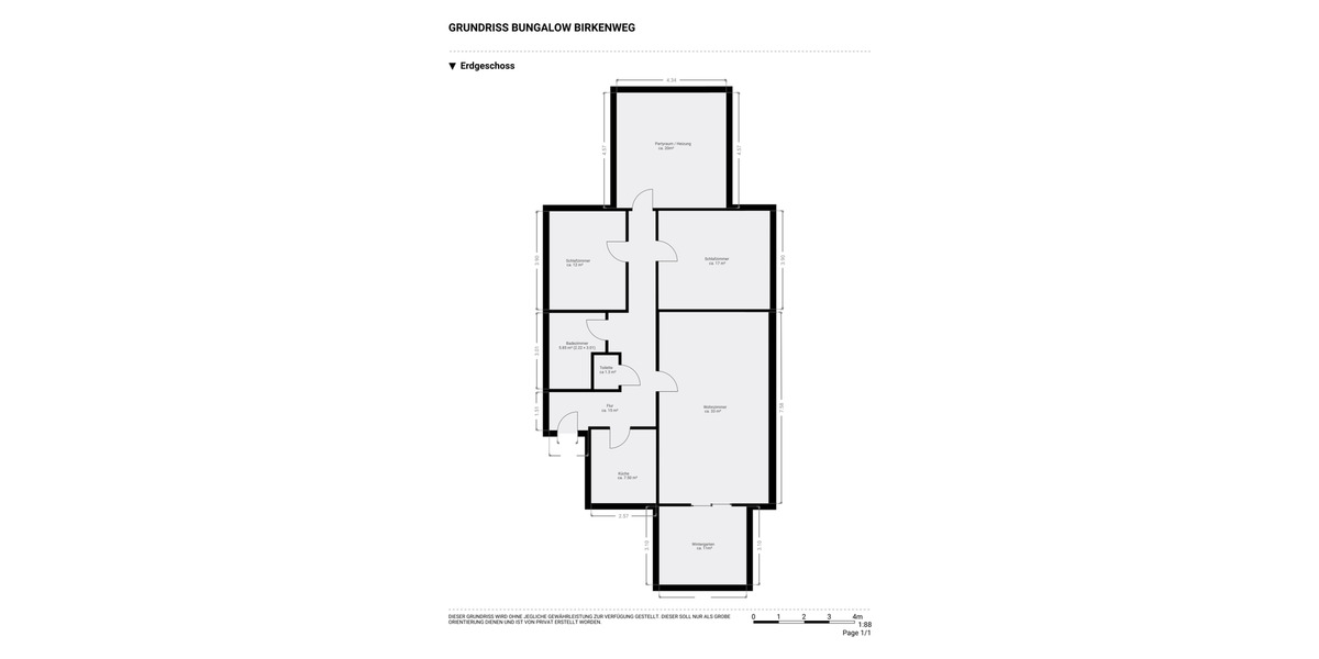Bungalow Flensburg Fruerlund - 4 Zimmer, 96 m&sup2;, 210.000&euro; | Angebot:26675838