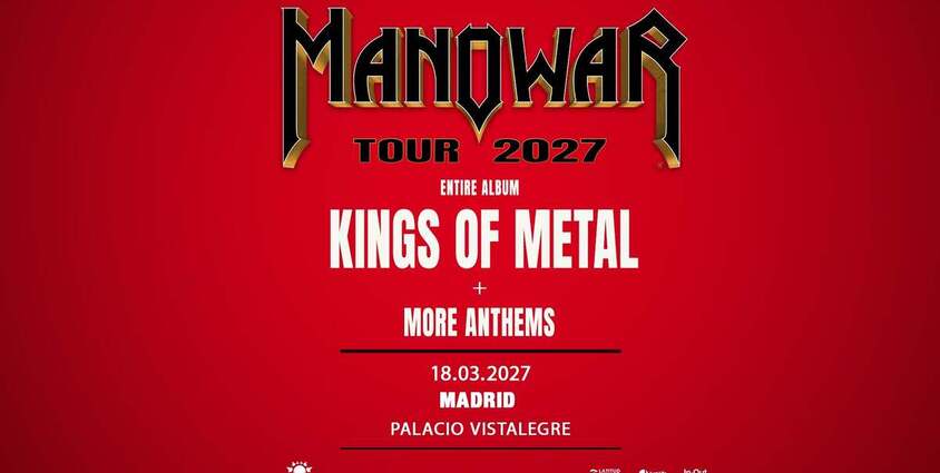 Manowar, Kings of Metal Fighting The World Tour 2027 10.03.2027 AFAS Dome