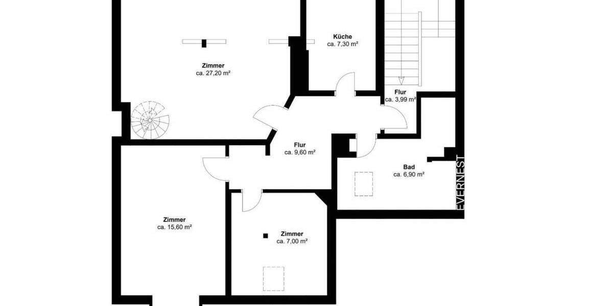 Etagenwohnung Flensburg Jürgensby - 3 Zimmer, 73 m&sup2;, 161.900&euro; | Angebot:26016997