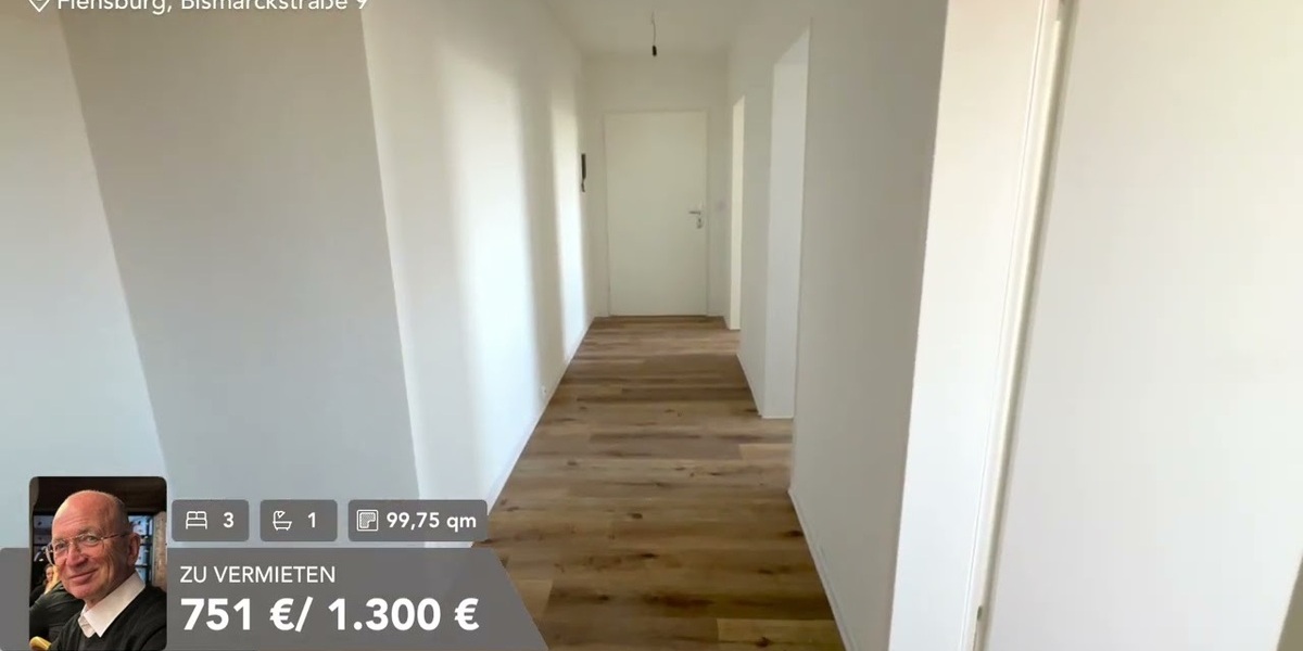 Etagenwohnung Tastrup - 3 Zimmer, 100 m&sup2;, 751&euro; | Angebot:24751747