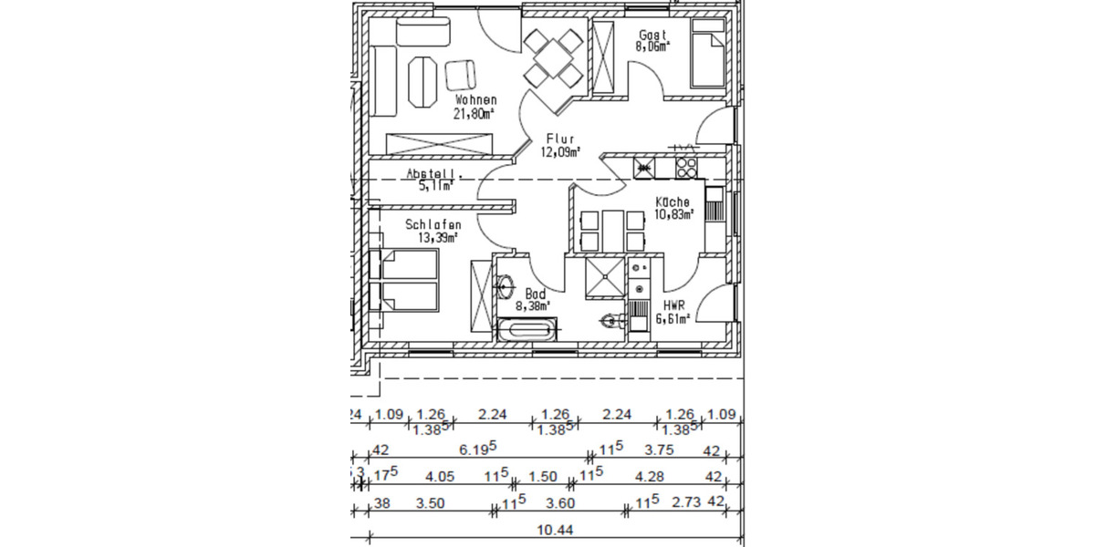 Reihenhaus Mittelangeln - 3 Zimmer, 86 m&sup2;, 295.000&euro; | Angebot:25291831
