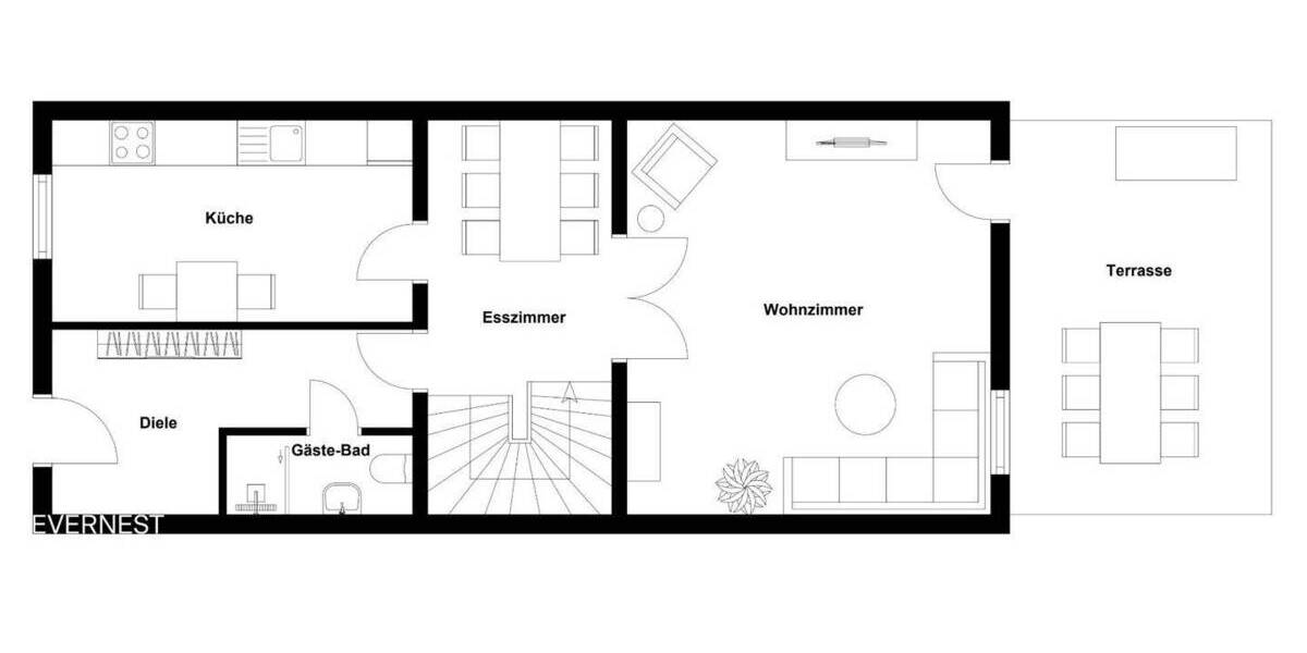 Reihenmittelhaus Flensburg Weiche - 6 Zimmer, 174 m&sup2;, 419.000&euro; | Angebot:25836510