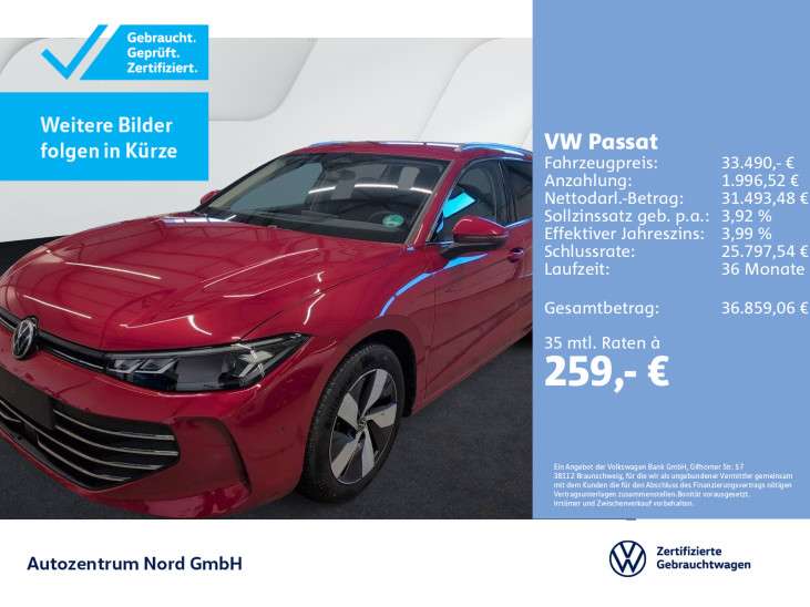 VW Passat Variant 9.921 km 33.490 &euro; Flensburg 24941