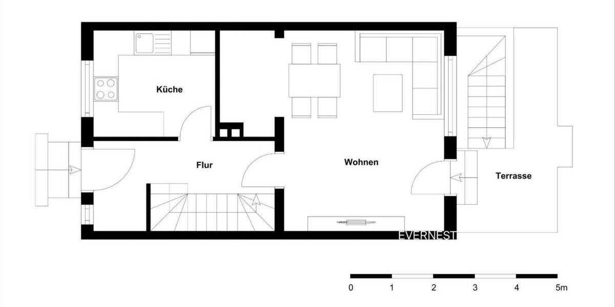 Reihenmittelhaus Flensburg Jürgensby - 4 Zimmer, 98 m&sup2;, 239.000&euro; | Angebot:25687053