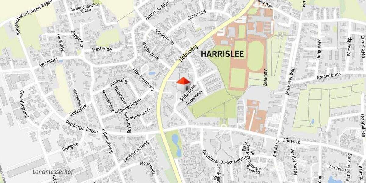 Etagenwohnung Harrislee - 2 Zimmer, 63 m&sup2;, 480&euro; | Angebot:25660687